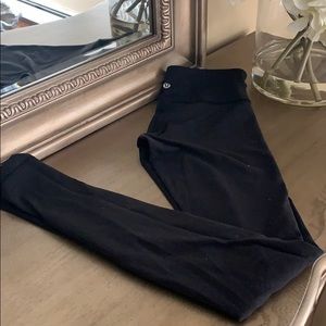Lululemon Mid rise long black leggings